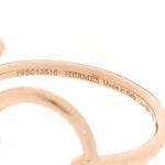 18K Rose Gold PM Filet D'Or Ring 53 6.5 - Image 4