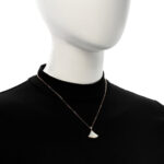 18K Rose Gold Diamond Mother of Pearl Divas' Dream Pendant Necklace - Image 2