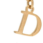Crystal Bow Earrings Gold - Image 4