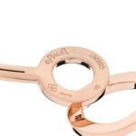 18K Rose Gold Diamond Possession Toi & Moi Bypass Bangle Bracelet - Image 3