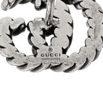 Sterling Silver Torchon Double G Earrings - Image 4