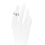 Sterling Silver GucciGhost Hamlet Skull Band Ring 47 4 - Image 2