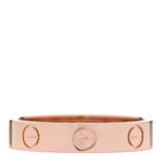 18K Pink Gold 3.5mm LOVE Wedding Band Ring 50 5.25