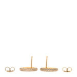 Metal Crystal Louise By Night Earrings Gold - Image 3