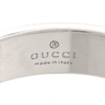 18K White Gold 4mm Icon Thin Band Ring 52 6 - Image 4