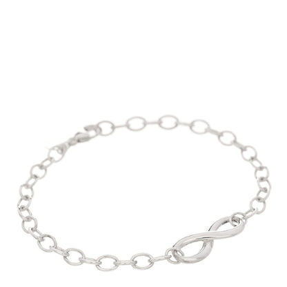 Sterling Silver Infinity Chain Bracelet
