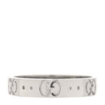 18K White Gold 4mm Icon Thin Band Ring 52 6