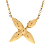 Metal Louisette Necklace Gold - Image 4