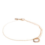 18K Pink Yellow White Gold Trinity Bracelet