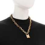 LV Edge Necklace Cadenas Gold - Image 2
