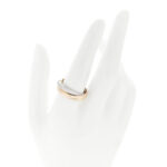 18K Pink Yellow White Gold Classic Trinity Ring 59 8.75 - Image 2