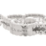 18K White Gold Diamond 6 Motifs Sweet Alhambra Bracelet - Image 4