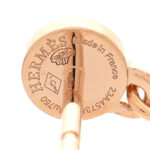 18K Rose Gold Diamond Kelly Clochette Drop Earrings - Image 4
