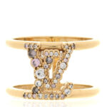 Metal Crystal Iconic Tresor Ring L Gold
