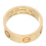 18K Yellow Gold 5.5mm LOVE Ring 54 7 - Image 4