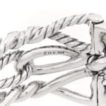 Sterling Silver Diamond Continuance Multi Row Pave Bracelet - Image 3
