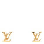 Metal LV Iconic Earrings Gold