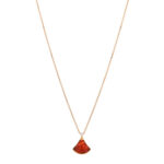 18K Rose Gold Diamond Carnelian Divas' Dream Pendant Necklace