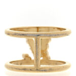 Metal Crystal Iconic Tresor Ring L Gold - Image 3