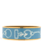 Enamel Printed Inventaire Poetique Pour Un Conte Sellier Wide Bracelet 70 Crepuscule Bleu - Image 3