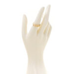 18K Yellow Gold Paloma's Graffiti Love Ring 56 7.5 - Image 2
