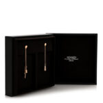 18K Rose Gold Diamond Kelly Clochette Drop Earrings - Image 5