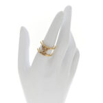 Metal Crystal Iconic Tresor Ring L Gold - Image 2