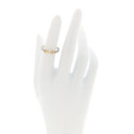 Sterling Silver 14K Yellow Gold Diamond Renaissance Ring 50 5.5 - Image 2