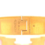 Enamel Narrow Clic Clac H Bracelet PM Rose Candeur - Image 4