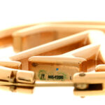 Metal Louise Hoop Earrings Gold - Image 5