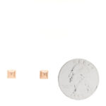 18K Rose Gold Clou d'H Stud Earrings - Image 2