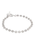 Sterling Silver Boule Bead Toggle Bracelet