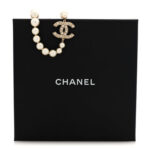 Pearl CC 100th Anniversary Necklace Light Gold - Image 5