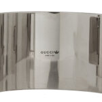 X ADIDAS Metal Enamel Cuff Bracelet S Silver Green - Image 5