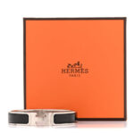 Enamel Narrow Clic Clac H Bracelet GM Black - Image 5