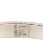 Enamel Narrow Clic Clac H Bracelet PM    Jaune Tennis - Image 4