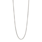Sterling Silver 14K Yellow Gold 3.6mm Box Chain Necklace 32"