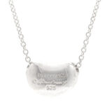 Sterling Silver 11mm Elsa Peretti Bean Pendant Necklace - Image 4