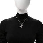 Sterling Silver Amulette Chaine d'Ancre Enchaine Pendant Necklace - Image 2