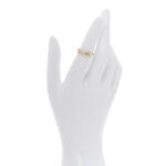 18K Yellow Gold Diamond Infinity Ring 52 6 - Image 2