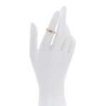 18K Yellow Gold 3.5mm LOVE Wedding Band Ring 49 5 - Image 2