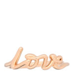 18K Rose Gold Mini Paloma's Graffiti Love Ring 49 5