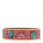 Enamel Printed Wide Les Leopards Bracelet 65 Rose Couture - Image 3