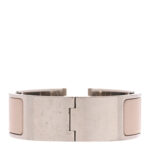 Enamel Wide Clic Clac H Bracelet PM Blanc Percale - Image 3