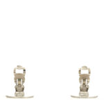 Logo Clip On Earrings Silver - Image 3