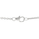 18K White Gold Diamond Akoya Cultured Pearl Petit Soleil Drop Pendant Necklace - Image 4