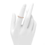 18K Rose Gold Small Perlee Ring 51 5.75 - Image 2